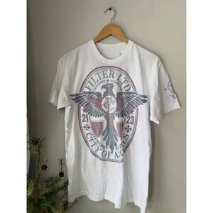 Vintage FILTER LTD City of Angels Graphic T Shirt Mens Large White 100 Cotton